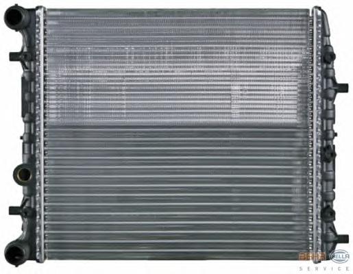 Радиатор, охлаждение двигателя HELLA