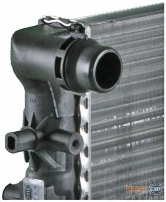 Радиатор, охлаждение двигателя HELLA