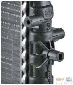 Радиатор, охлаждение двигателя HELLA