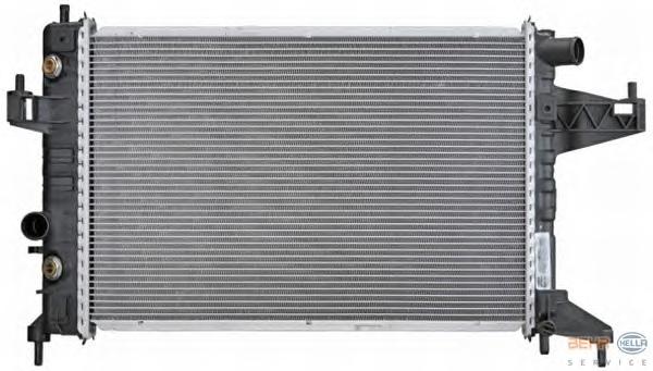 Радиатор, охлаждение двигателя HELLA