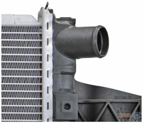 Радиатор, охлаждение двигателя HELLA