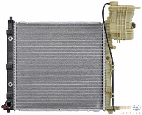 Радиатор, охлаждение двигателя HELLA