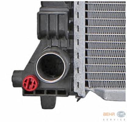 Радиатор, охлаждение двигателя HELLA