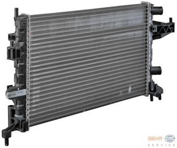 Радиатор, охлаждение двигателя HELLA