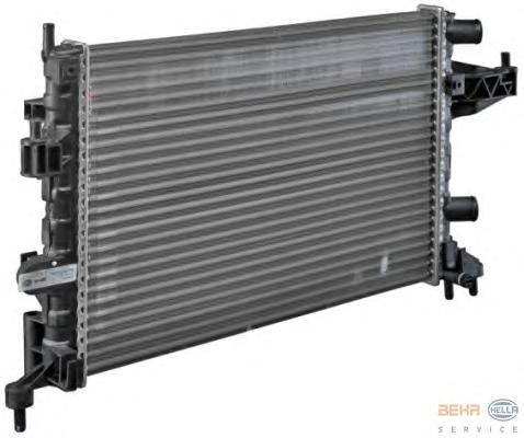 Радиатор, охлаждение двигателя HELLA