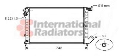 Радиатор, охлаждение двигателя VAN WEZEL 09002159