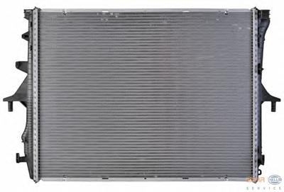Радиатор, охлаждение двигателя HELLA