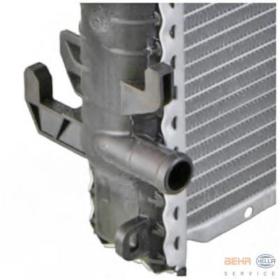 Радиатор, охлаждение двигателя HELLA