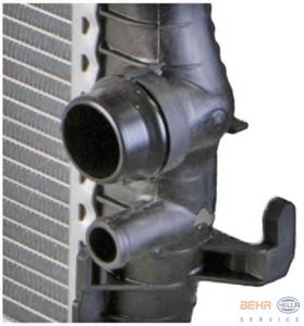 Радиатор, охлаждение двигателя HELLA