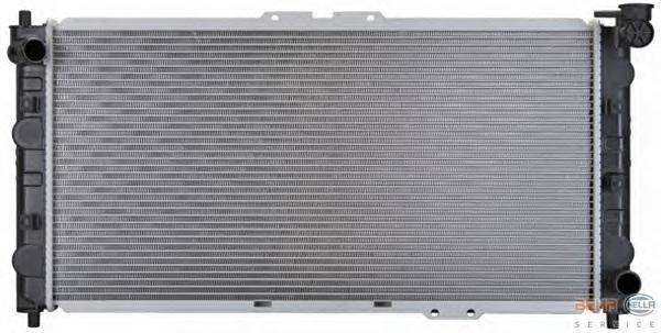 Радиатор, охлаждение двигателя HELLA