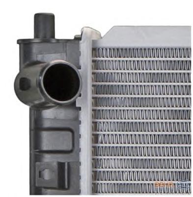 Радиатор, охлаждение двигателя HELLA