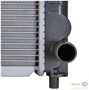 Радиатор, охлаждение двигателя HELLA