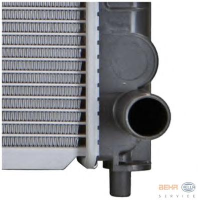 Радиатор, охлаждение двигателя HELLA