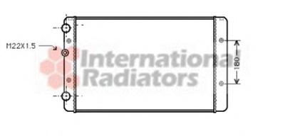 Радиатор, охлаждение двигателя VAN WEZEL