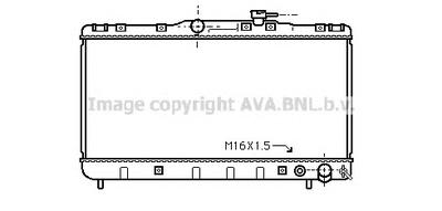 Радиатор, охлаждение двигателя AVA QUALITY COOLING TO2145