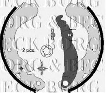 Комплект тормозных колодок BORG & BECK BBS6101