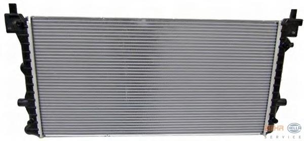 Радиатор, охлаждение двигателя HELLA
