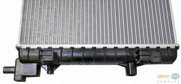Радиатор, охлаждение двигателя HELLA