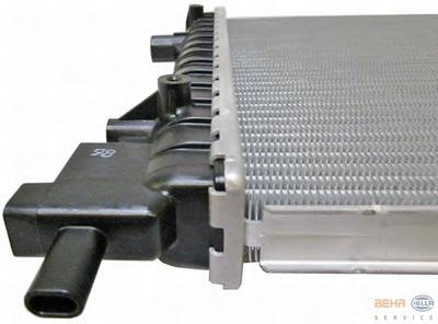 Радиатор, охлаждение двигателя HELLA