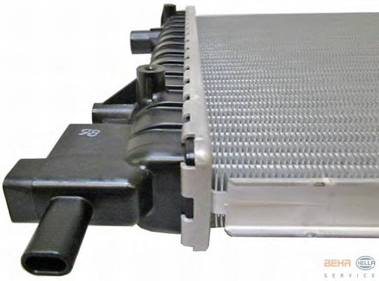 Радиатор, охлаждение двигателя HELLA