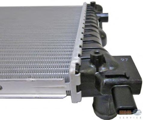 Радиатор, охлаждение двигателя HELLA