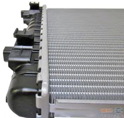 Радиатор, охлаждение двигателя HELLA