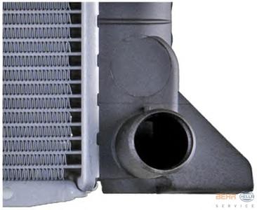 Радиатор, охлаждение двигателя HELLA