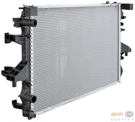 Радиатор, охлаждение двигателя HELLA
