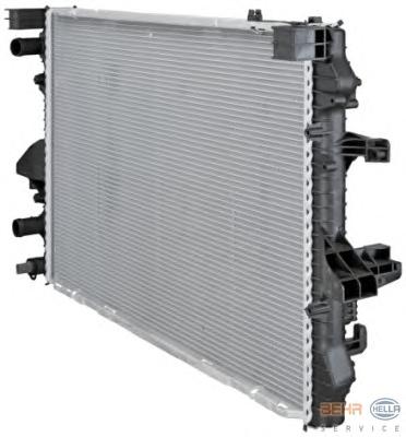 Радиатор, охлаждение двигателя HELLA