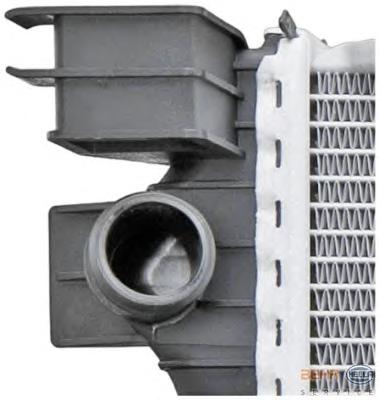 Радиатор, охлаждение двигателя HELLA