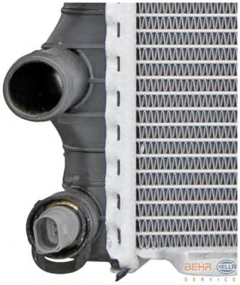 Радиатор, охлаждение двигателя HELLA