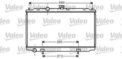 Радиатор, охлаждение двигателя VALEO 734737