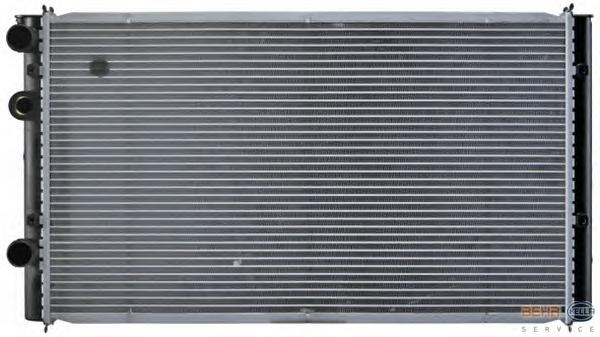 Радиатор, охлаждение двигателя HELLA