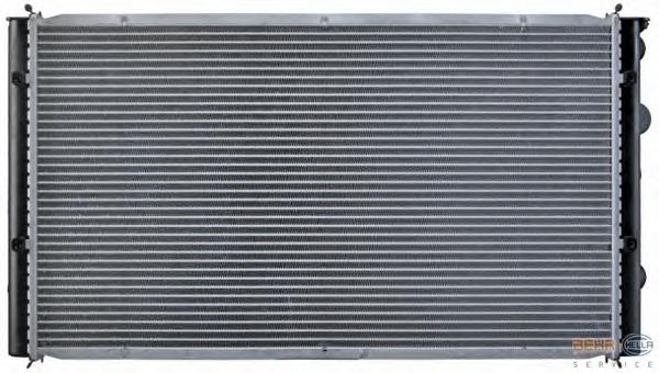 Радиатор, охлаждение двигателя HELLA