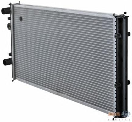 Радиатор, охлаждение двигателя HELLA