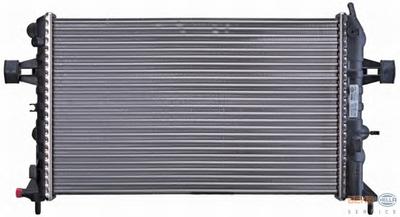 Радиатор, охлаждение двигателя HELLA