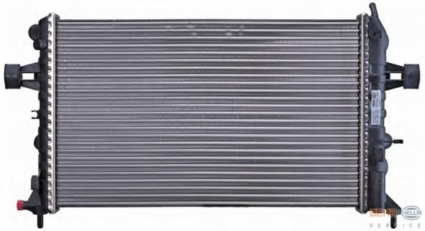 Радиатор, охлаждение двигателя HELLA