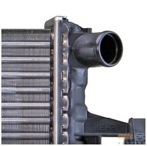 Радиатор, охлаждение двигателя HELLA