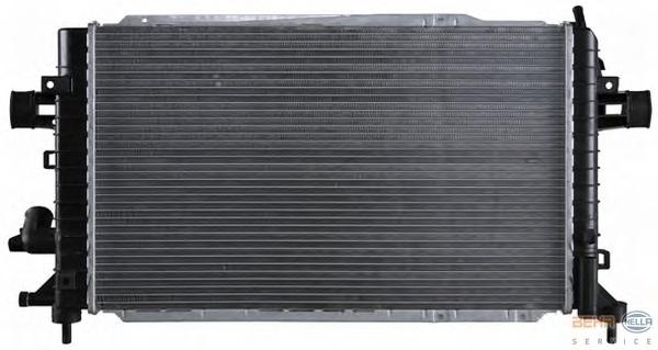 Радиатор, охлаждение двигателя HELLA