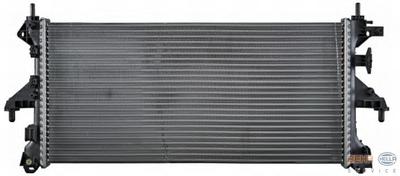Радиатор, охлаждение двигателя HELLA
