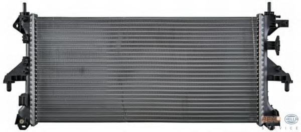 Радиатор, охлаждение двигателя HELLA