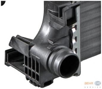 Радиатор, охлаждение двигателя HELLA