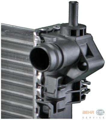 Радиатор, охлаждение двигателя HELLA