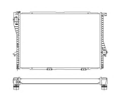 Радиатор, охлаждение двигателя NRF