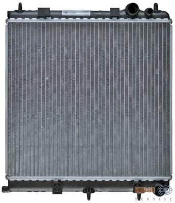 Радиатор, охлаждение двигателя HELLA