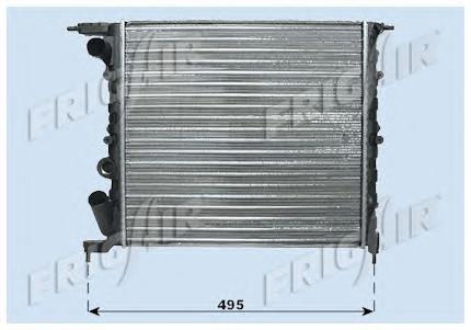 Радиатор, охлаждение двигателя FRIGAIR