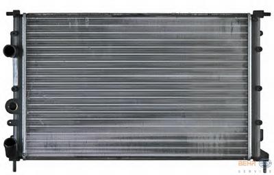 Радиатор, охлаждение двигателя HELLA