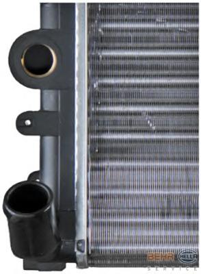Радиатор, охлаждение двигателя HELLA