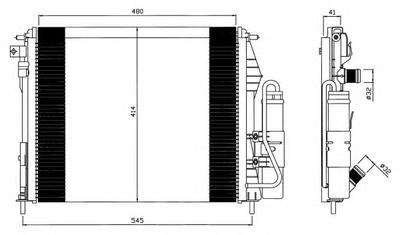 Конденсатор, кондиционер NRF 35547