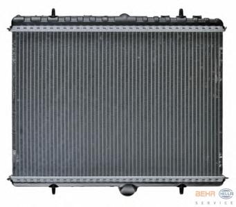 Радиатор, охлаждение двигателя HELLA